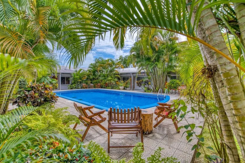 Serene beach villa #5 with pool & tropical flora - Image 1