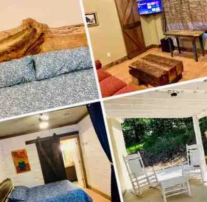 King bed, full kitchen, fire pit, near Rome WIFI CozyCountry - Image 1