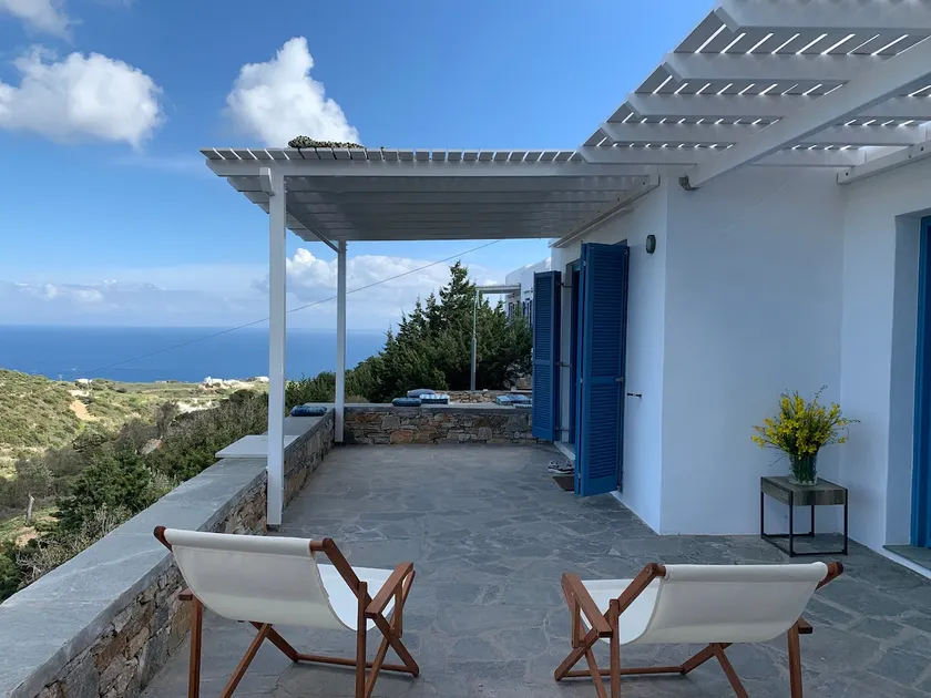Sifnos, Cyclades - Blue house, sea view, terraces - Image 1