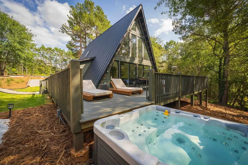 A-Frame Gem w/ Hot Tub & Ice Bath on Lake Lanier - Image 1