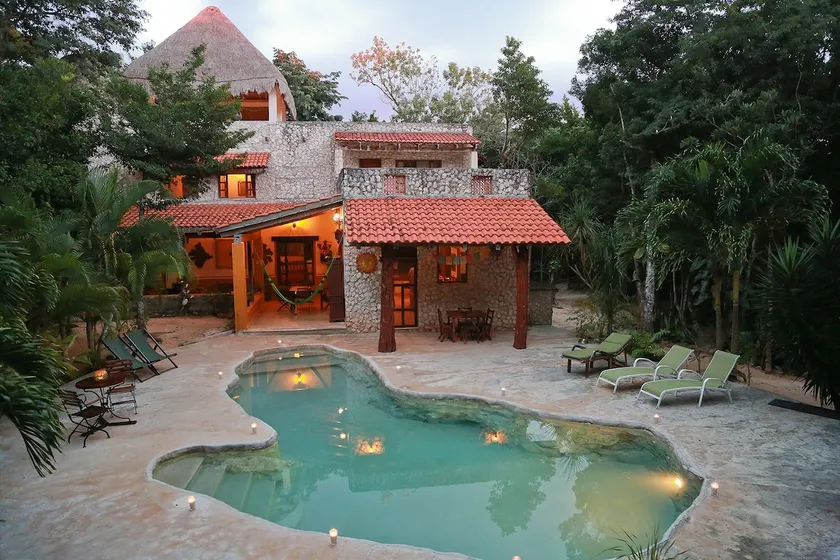 Akumal Jungle Villa 4 br, Private Cenote and pool - Image 1