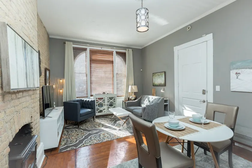 Downtown- Cool; Historic Exposed Brick 2 Bedroom - Image 1