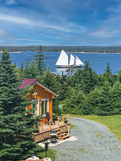 Cozy log cabin nestled between Prospect & Shad Bay - Image 1