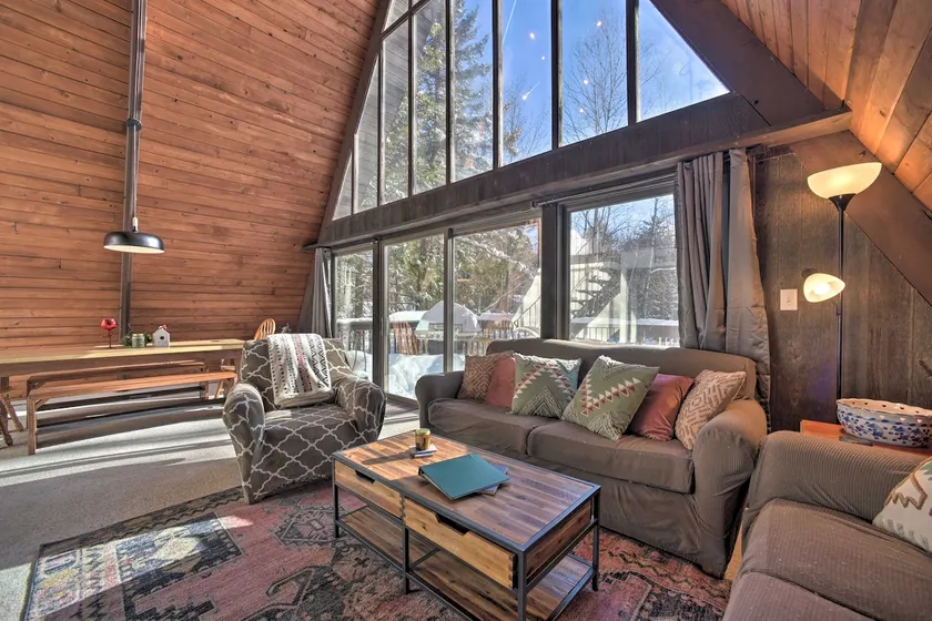 Cozy A-Frame Cabin w/ Pool Table: 8 Mi to Mt Snow! - Image 1