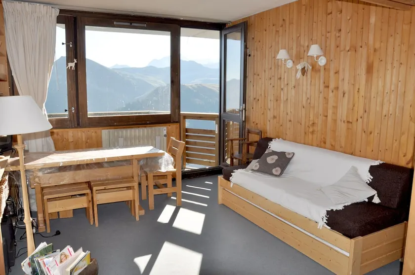 Charmoso apartamento de 2 quartos - vista para o Mont-Blanc - no sopé das encostas em Aime 2000 - Image 1