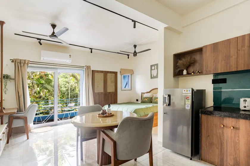 Airy Studio · Balcony · 24/7 security · Palolem - Image 1
