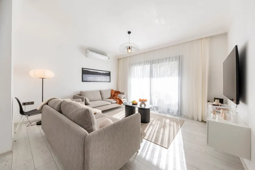Bodrum Center Calm Modern 2+1 Garden Floor Flat - Image 1