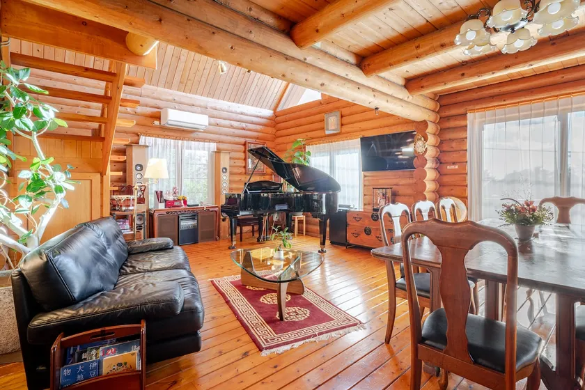 [Minami-Hakone Atami Izu] Enjoy the stunning view of Mt. Fuji and the night view! Log House Rental with Grand Piano, Minami-Hakone Thangtong House - Image 1