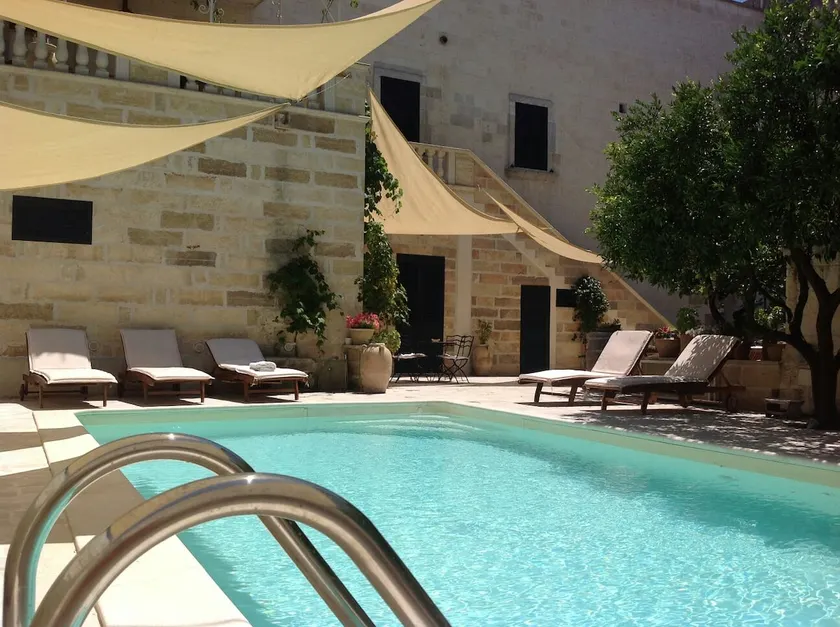 Historisk maison med pool - stor lantlig trädgård - nära havet Otranto Castro WI FI - Image 1