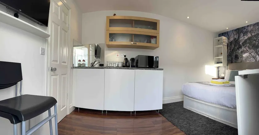 Studio Apartment Bathroom updated 2024 - Image 1