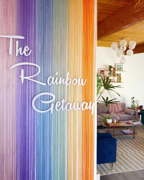 The Rainbow Getaway | Midcentury Fantasy Oasis - Image 1
