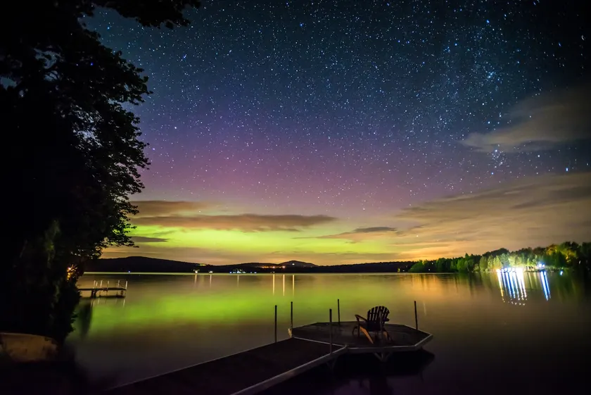 A-Frame · Hot tub, lake & starry sky - Image 1