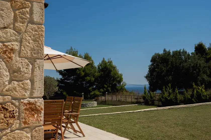 Paliouri Luxury home w/ beautiful patio & sea view - Image 1