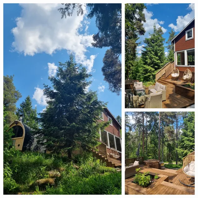 Cozy and modern cabin with hot tub and sauna - Image 1