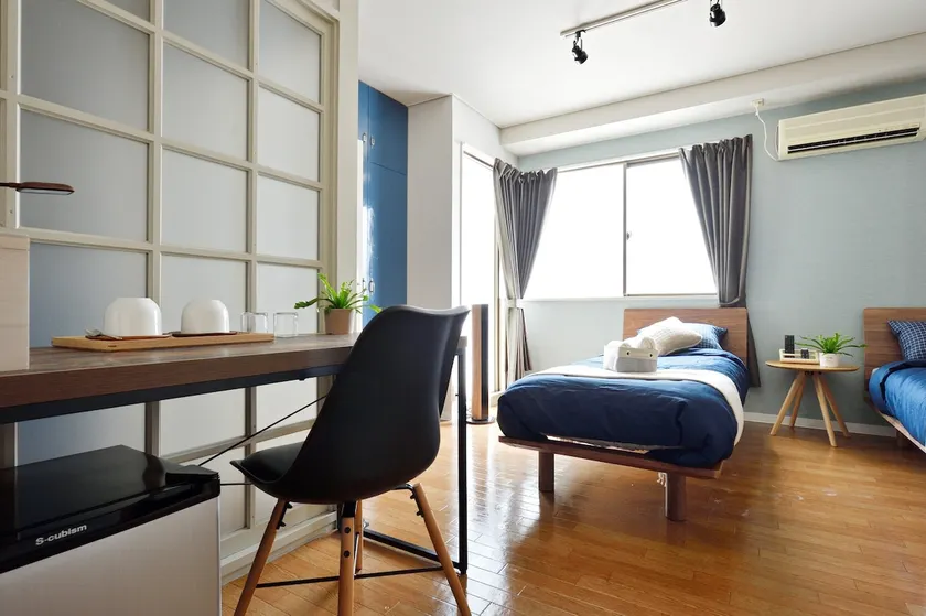 MJ Guesthouse Osaka B&B 502 | Twin Suite Osaka Castle Side Convenient Transportation - Image 1