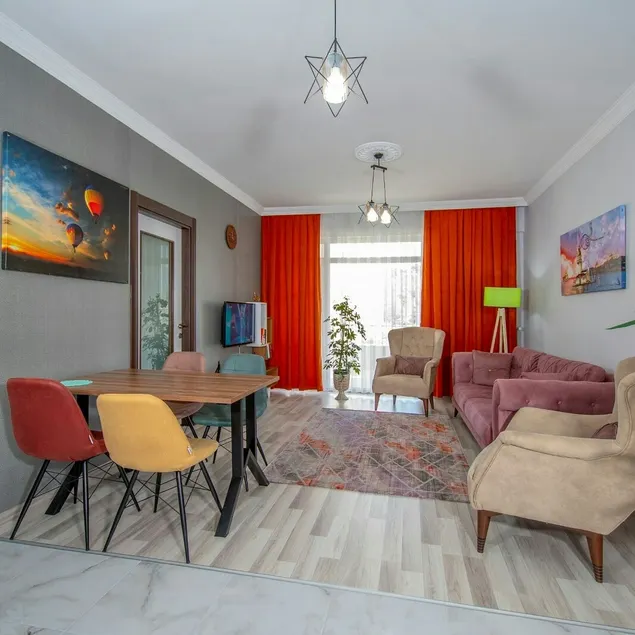 Spacious 2+1 Luxury Furnished Family Suite with Double Bathroom - Image 1