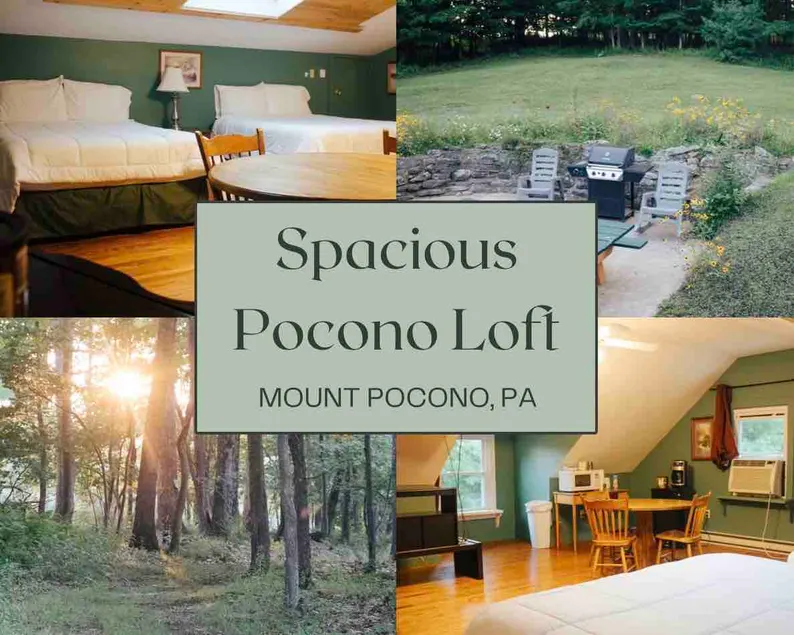 Spacious Pocono Loft, Private Close to Everything - Image 1