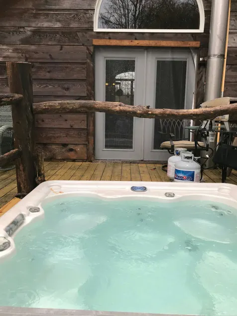 Cozy secluded cabin with hot tub + cold plunge. - Image 1