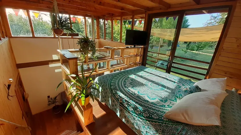 Peace and Nature: Cozy Wooden Design Cabin - Image 1
