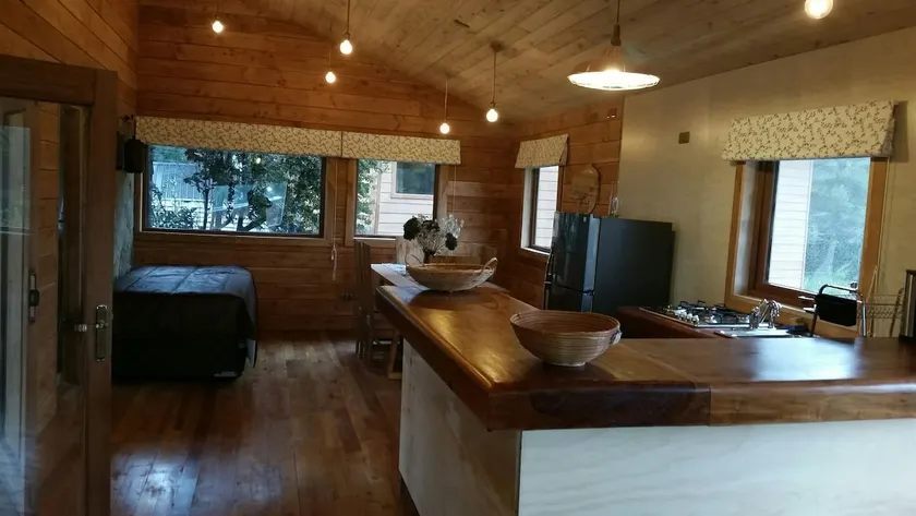 Wooden stylish appartment, Terrace and view - Image 1