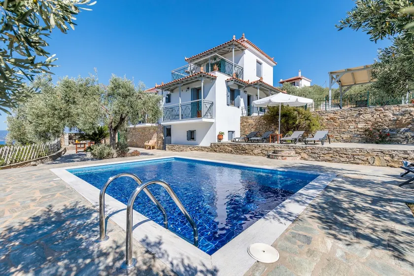 VILLA Glikeria,sunset,pool, Sea Views,wifi - Image 1
