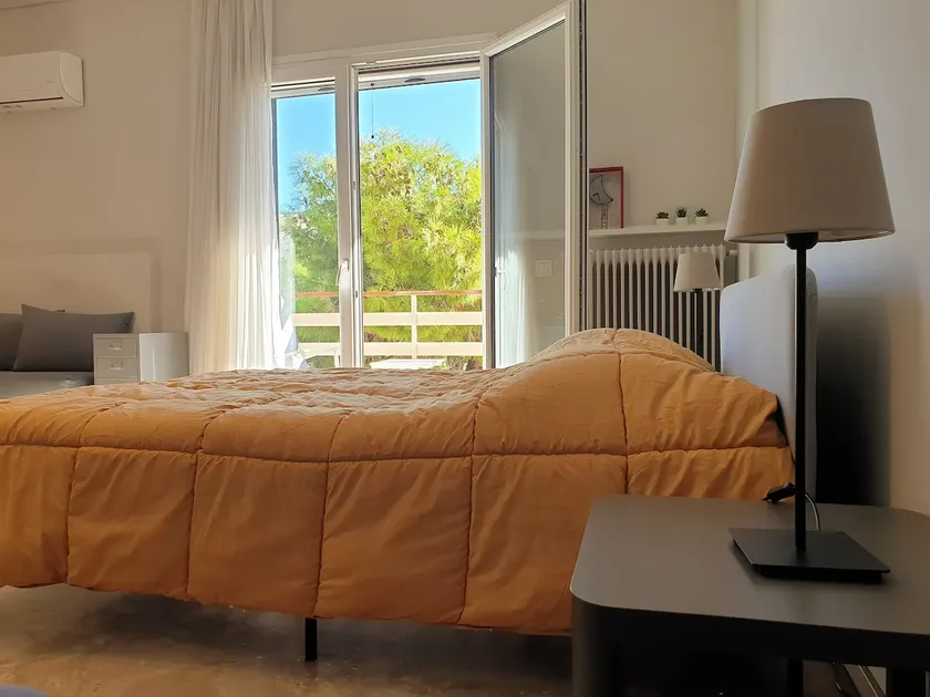 Rooftop Studio Apt - 5 Min Walk to Holargos Metro - Image 1