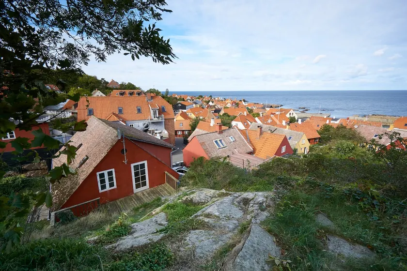 Old Brewery in Gudhjem – sea view, private cliff garden, sleeps 14 - Image 1