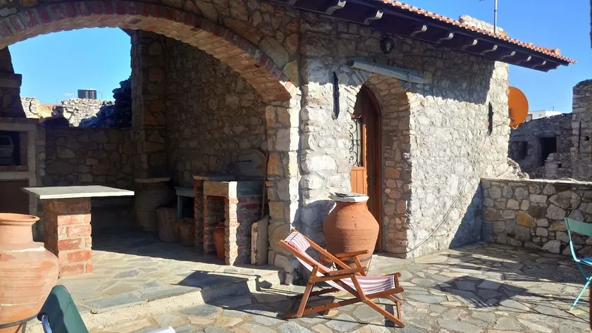 Traditional stone house in Armolia, Chios. - Image 1
