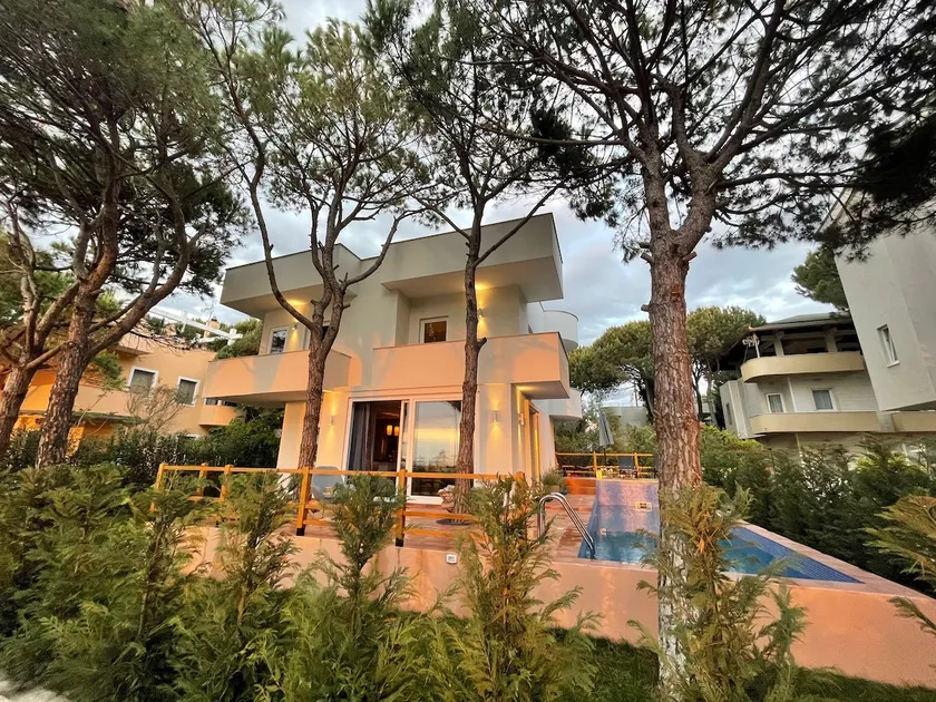 Beachfront villa in Qerret beach with a private pool - Image 1
