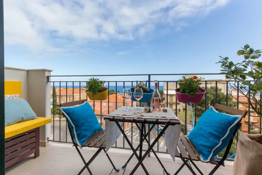 blue apartment Panoramic Sea View in Cala Gonone - Image 1