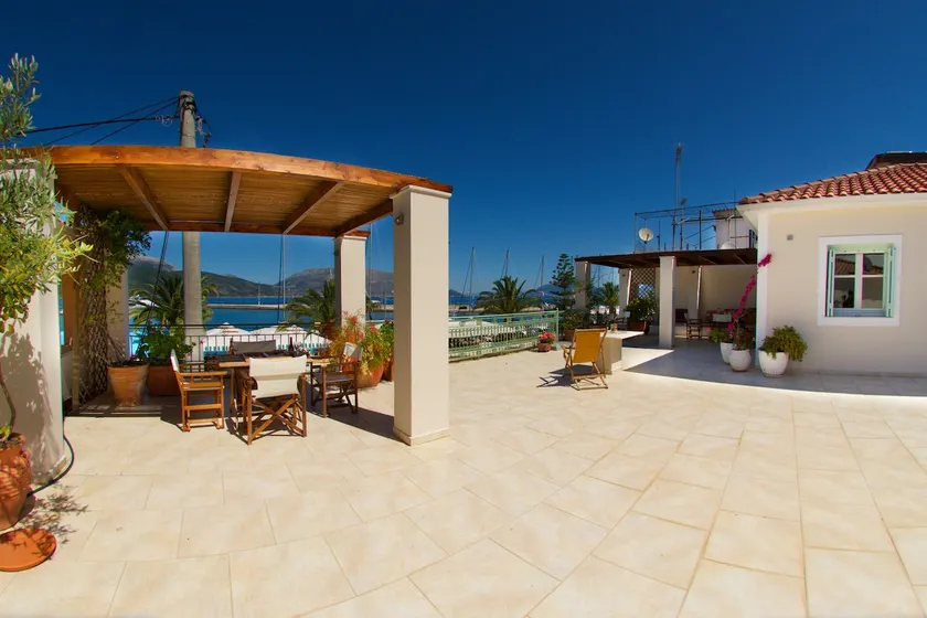 Seafront Terrace at Sami, Kefalonia (Cephalonia) - Image 1