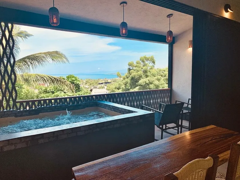 Private Jacuzzi with ocean view. Suite 3.CasaMitla - Image 1