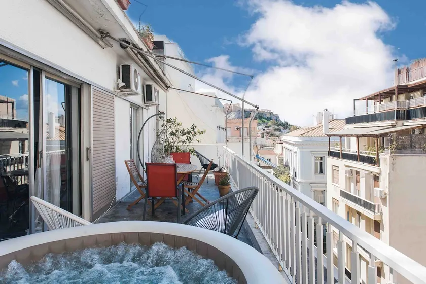 A Masterpiece in Plaka with Big Balcony and Acropolis View - Image 1