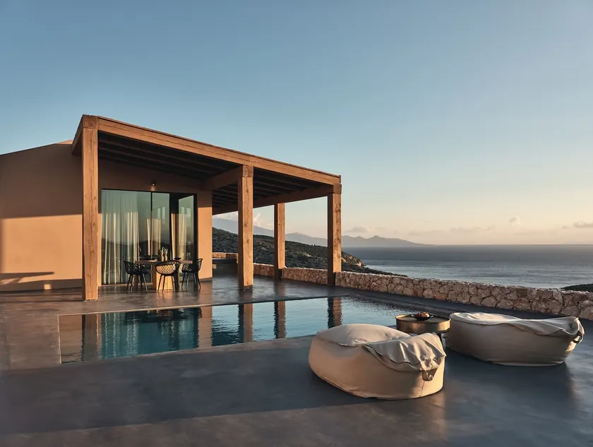 West villa, private pool amazing view! - Image 1