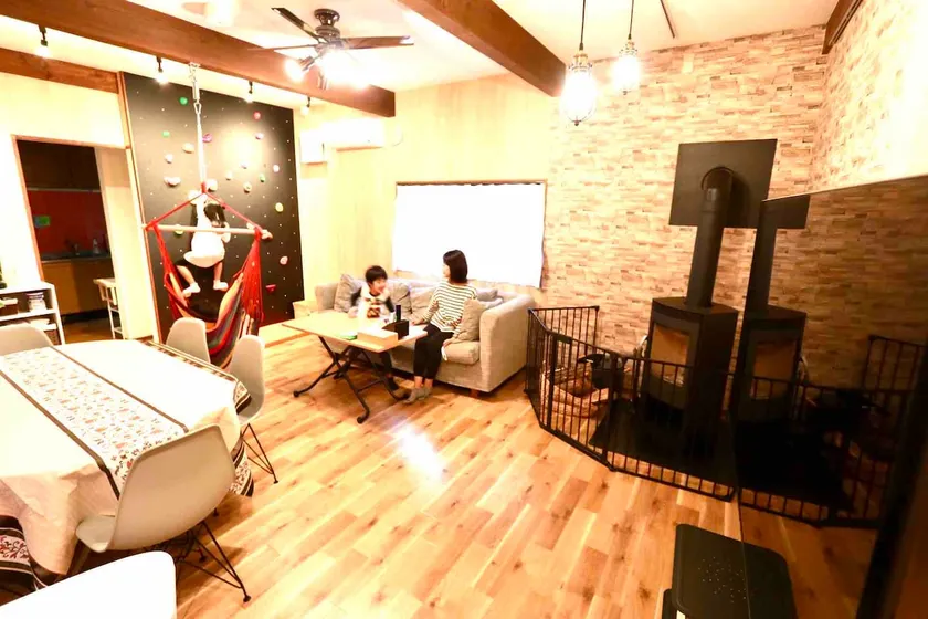 [Up to 40% off for long-term discounts] Nasu High is a 6-minute walk/roofed BBQ, bouldering, a wood stove, and a capacity of 10 people - Image 1