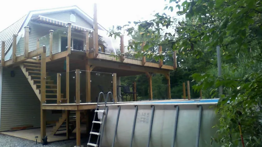 14 acre forest solitude 2 bed Guesthouse w/Pool - Image 1