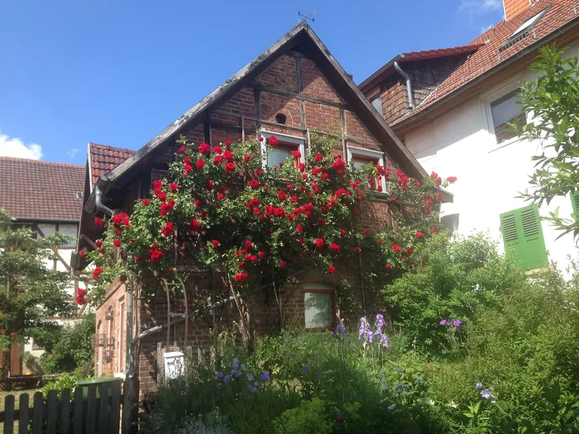Pretty half-timbered house on a romantic courtyard - Image 1
