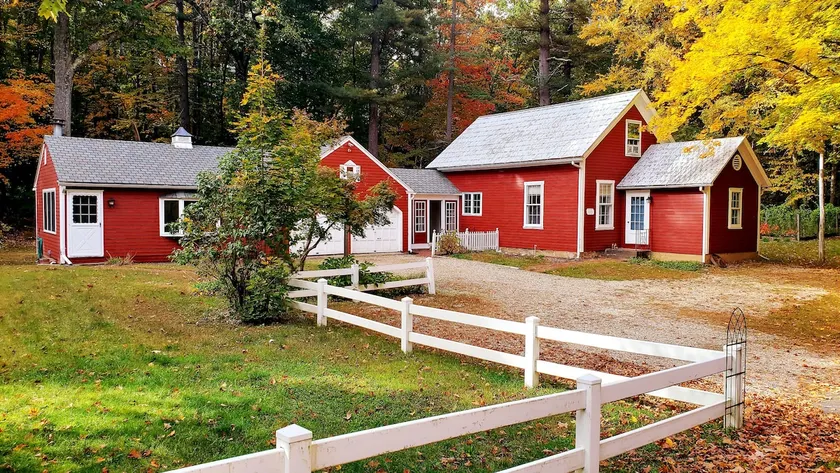 The Little Red Schoolhouse ~ Circa 1877 - Image 1