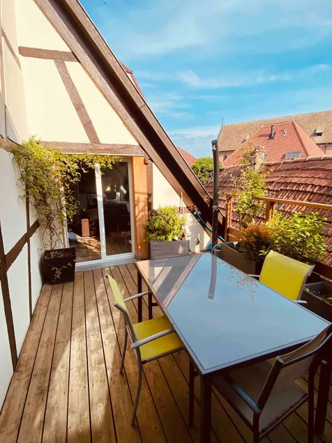 2 rooms, terrace, air-conditioned, pedestrian area - Image 1