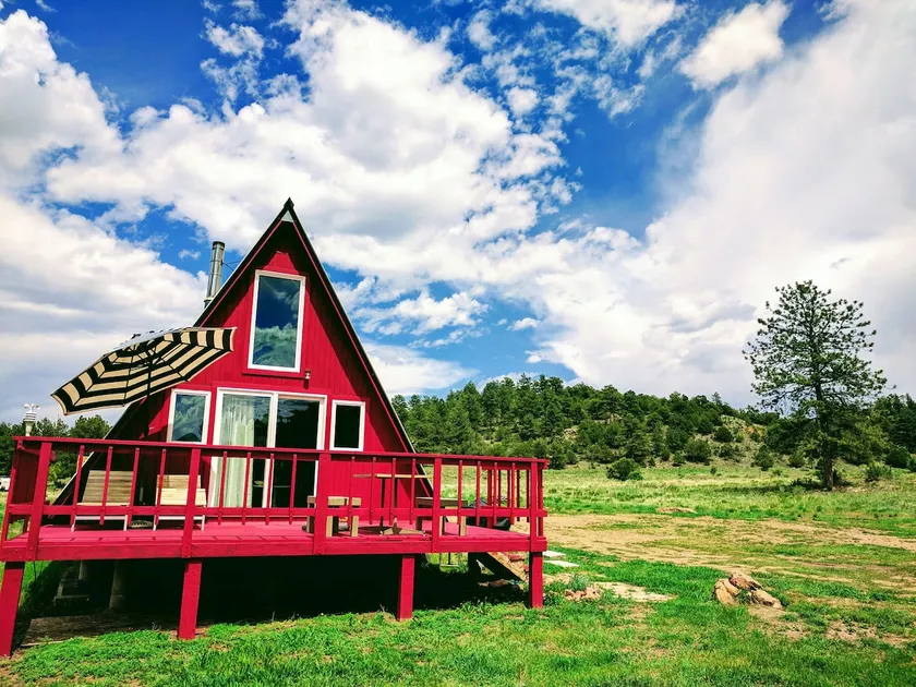 Off-Grid Dark Skies A-Frame Cabin 8400' in CO Mtns - Image 1
