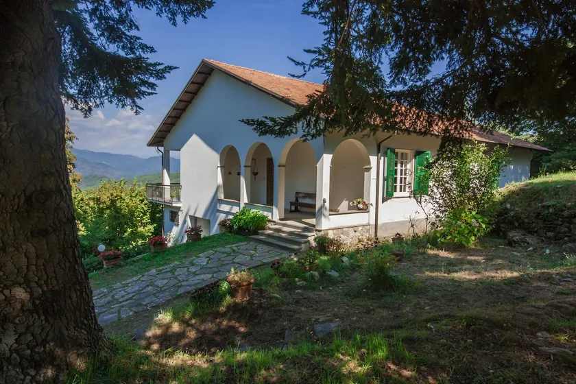 Villa in einer hügeligen und ruhigen Gegend hinter den Cinque Terre, große Grünfläche. - Image 1