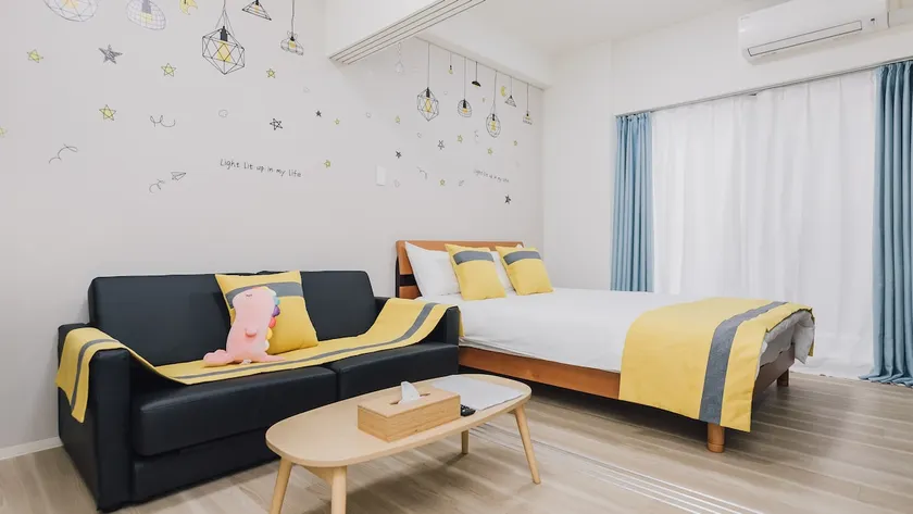 AFP Tennoji Minami Apartment, Apartment 2 with a double bed and sofa bed - Image 1