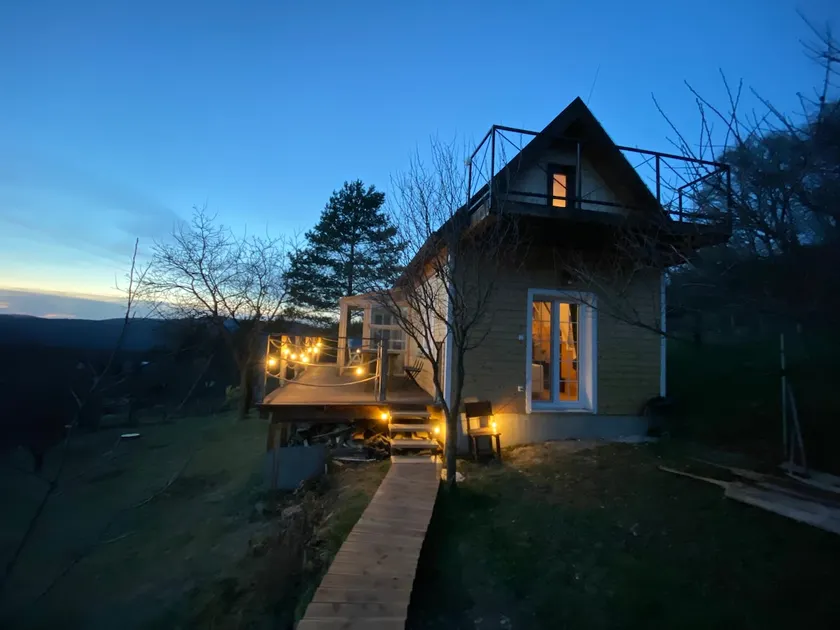 Nordic-Style Cabin with Sauna & Cedar Hot Tub - Image 1