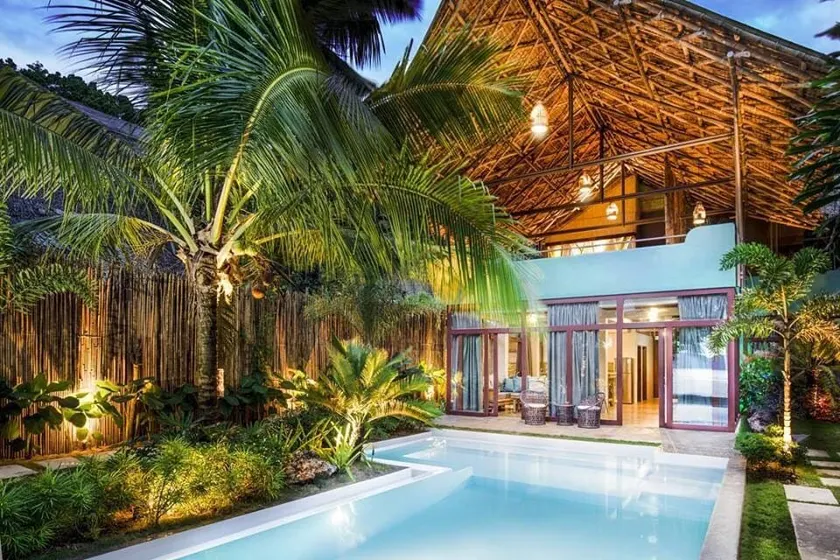 Beachfront Luxury Pool Villa with Sunset View - Image 1