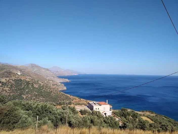 Countryside house overlooking the South Cretan Sea - Image 1