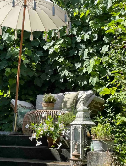 Historic little house with fireplace and garden - Image 1