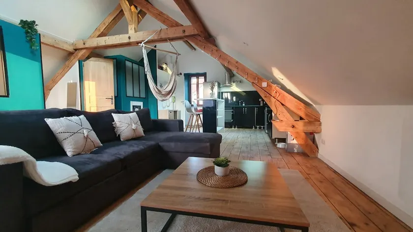 Bright and cozy loft with large terrace - Image 1