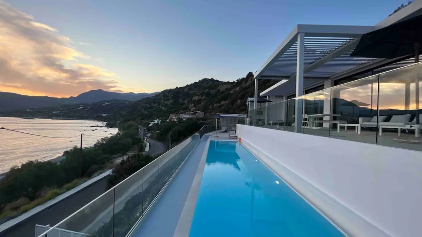 Villa Nostos Plakias beachfront sea view privet pool - Image 1