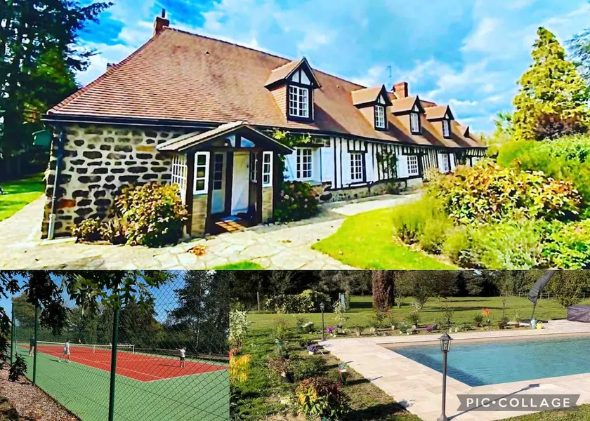 Normandy Countryside Tennis Pool Billiards 12 Pers - Image 1