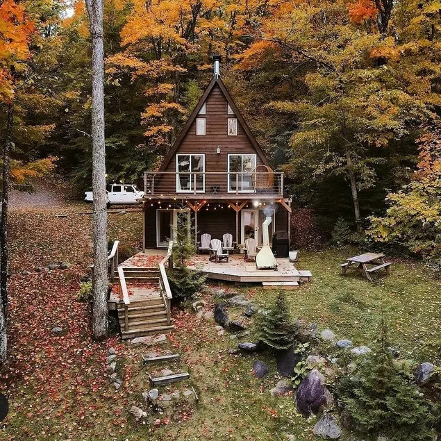 Rose-Eh Chalet, Lakefront A-Frame Cottage - Image 1